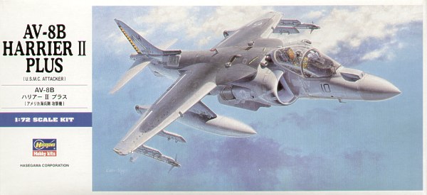 Hasegawa D24 1:72 McDonnell-Douglas AV-8B Harrier Plus Harrier II