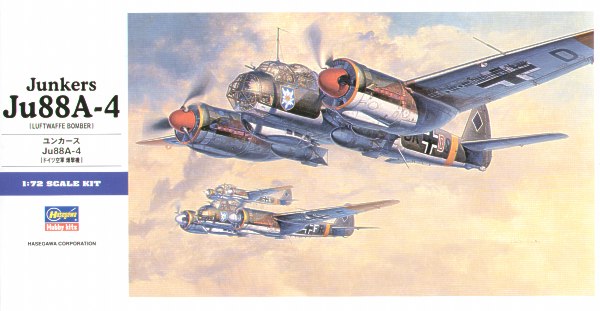 Hasegawa E25 1:72 Junkers Ju-88A-4