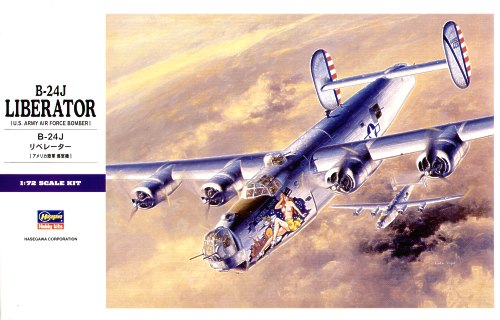 Hasegawa E29 1:72 Consolidated B-24J Liberator