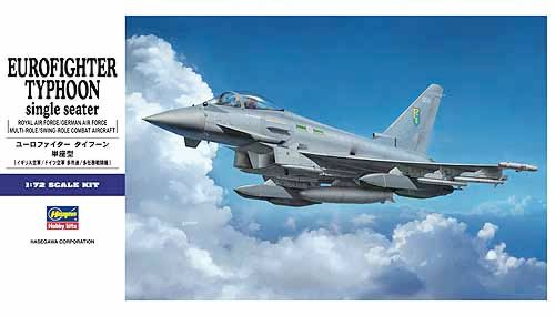 Hasegawa E40 1:72 Eurofighter EF-2000A Typhoon single seater