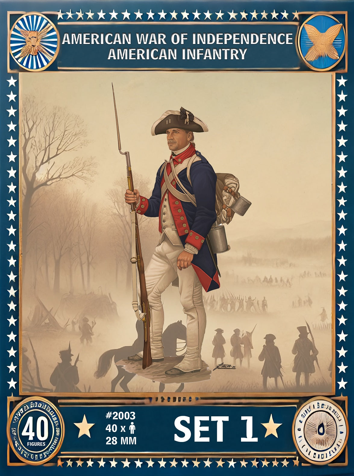 HAT Industrie 2003 28mm AWI American Infantry Set 1