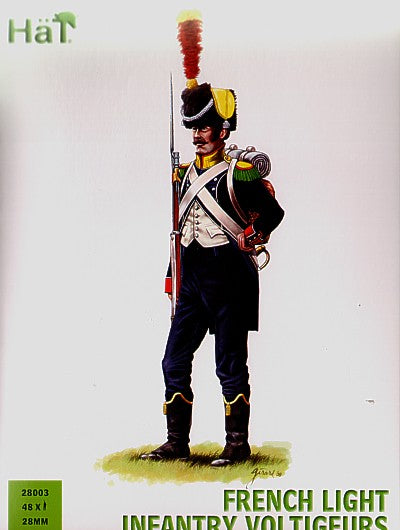 HAT Industrie 28003 1:56, 28mm French Voltigeurs