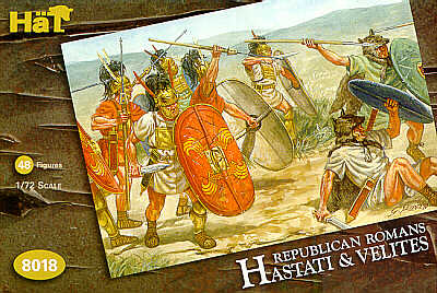 HAT Industrie 8018 1:72 Republican Romans Hastati and Velites