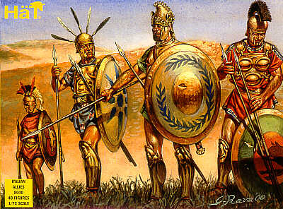 HAT Industrie 8040 1:72 Italian Allies, Infantry 48 figures, 24 accessories