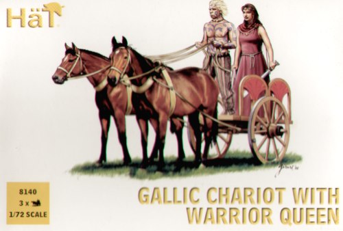 HAT Industrie 8140 1:72 Gallic Chariot with the Warrior Queen