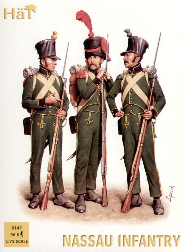 HAT Industrie 8147 1:72 Nassau Infantry x 96 figures per box