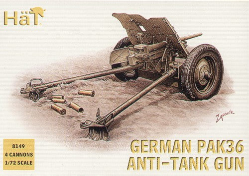 HAT Industrie 8149 1:72 German Pak-36 Anti-Tank Gun