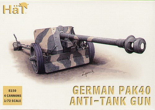 HAT Industrie 8150 1:72 German Pak-40 Anti-Tank Gun