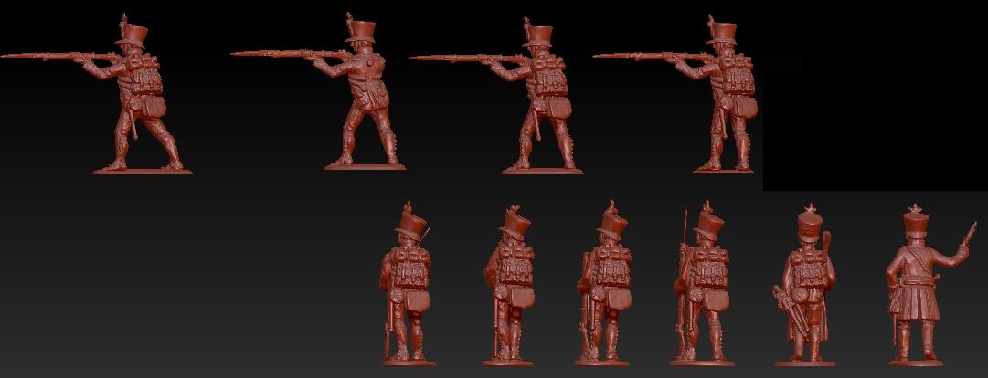 HAT Industrie 8165 1:72 Napoleonic Austrians Firing Line