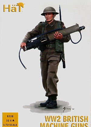 HAT Industrie 8228 1:72 British Machine Gun Team (WWII)