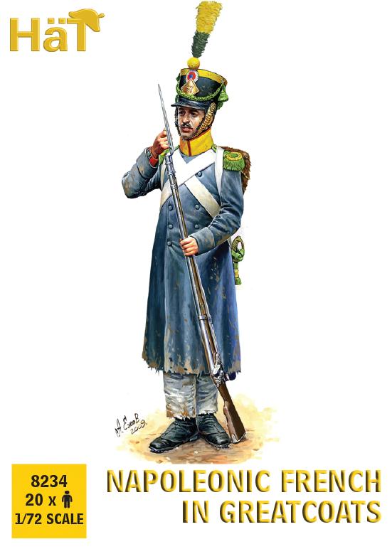 HAT Industrie 8234 1:72 Napoleonic French in Greatcoats