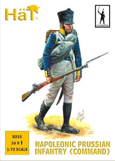 HAT Industrie 8255 1:72 Napoleonic Prussian Infantry (Command)