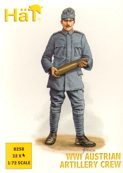 HAT Industrie 8258 1:72 WWI Austrian Artillery Crew