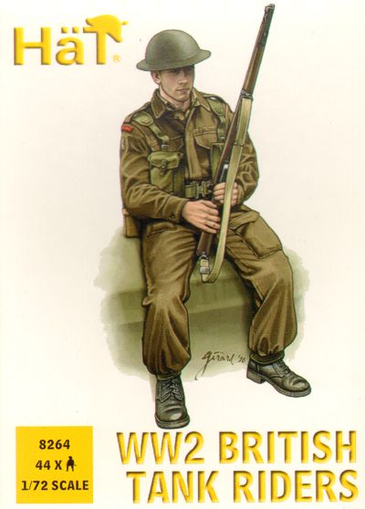 HAT Industrie 8264 1:72  British Infantry tank riders (WWII)