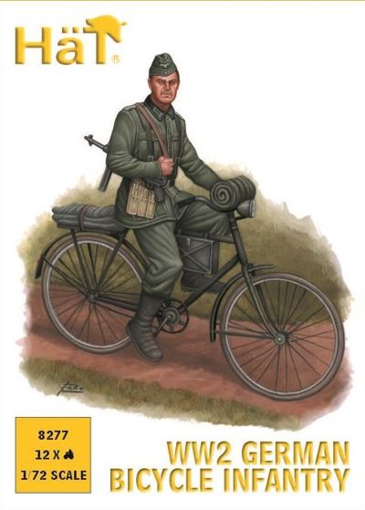 HAT Industrie 8277 1:72 WWII German Bicycle Infantry