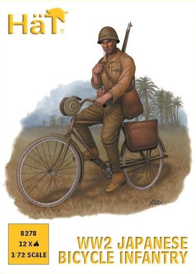 HAT Industrie 8278 1:72 WWII Japanese Bicycle Infantry