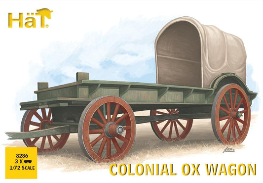 HAT Industrie 8286 1:72 Colonial Ox drawn Wagon (3 wagons per box)