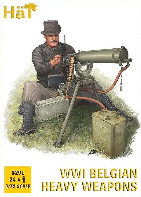 HAT Industrie 8291 1:72 WWI Belgian Heavy Weapons