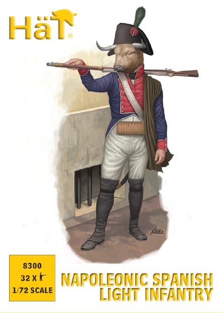 HAT Industrie 8300 1:72 Napoleonic Spanish Light Infantry