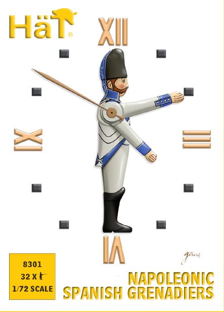 HAT Industrie 8301 1:72 Napoleonic Spanish Grenadiers