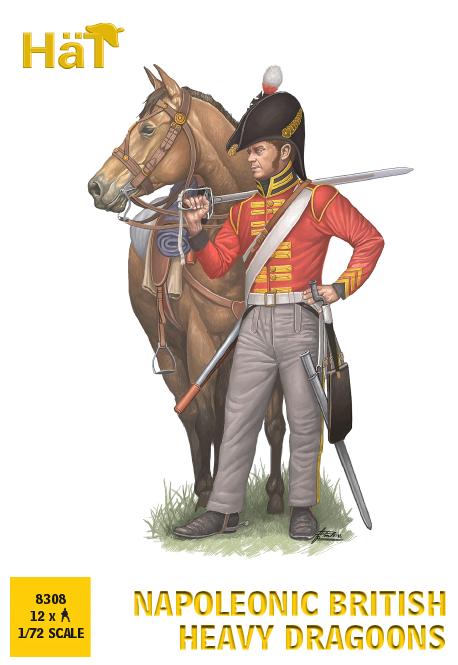 HAT Industrie 8308 1:72 Napoleonic British Heavy Dragoons