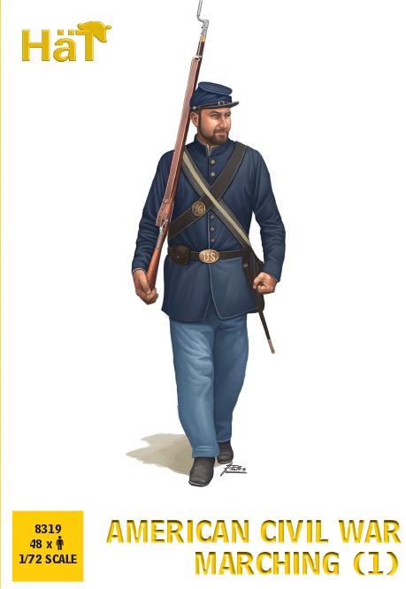 HAT Industrie 8319 1:72 American Civil War Marching (1)