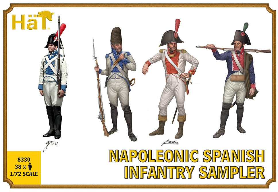 HAT Industrie 8330 1:72 Napoleonic Spanish Infantry Sampler