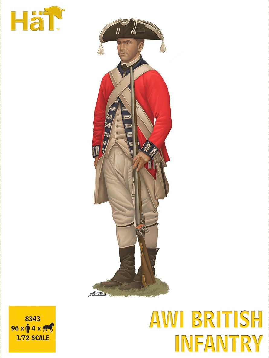 HAT Industrie 8343 1:72 American War of Independence British Infantry