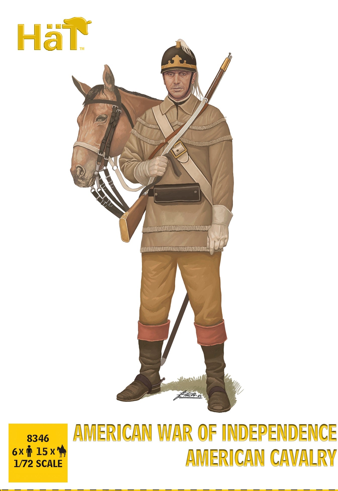 HAT Industrie 8346 1:72 American War of Independence American Cavalry