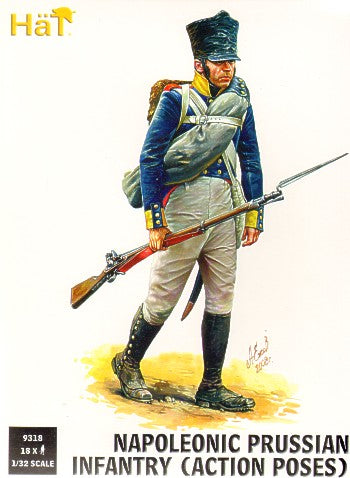 HAT Industrie 9318 1:32 Prussian Infantry (Action poses)