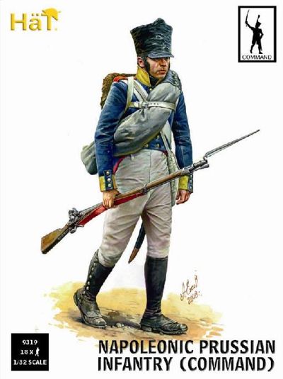 HAT Industrie 9319 1:32 Napoleonic Prussian Infantry (Command)