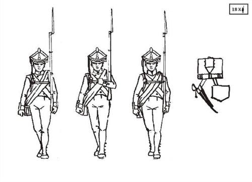 HAT Industrie 9320 1:32 Russian Infantry Marching (Napoleonic Period)