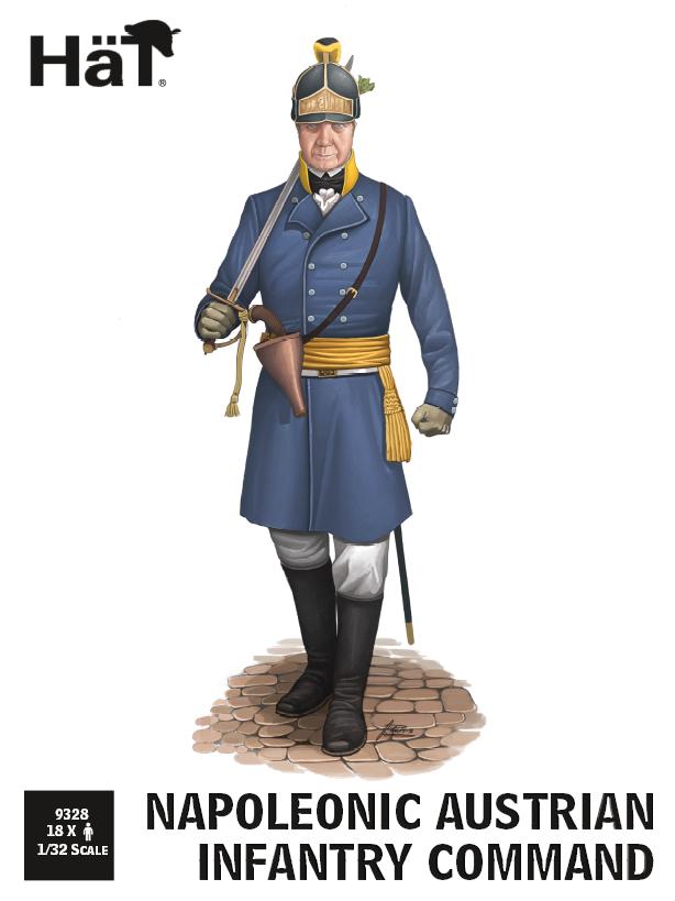 HAT Industrie 9328 1:32 Napoleonic Austrian Infantry Command