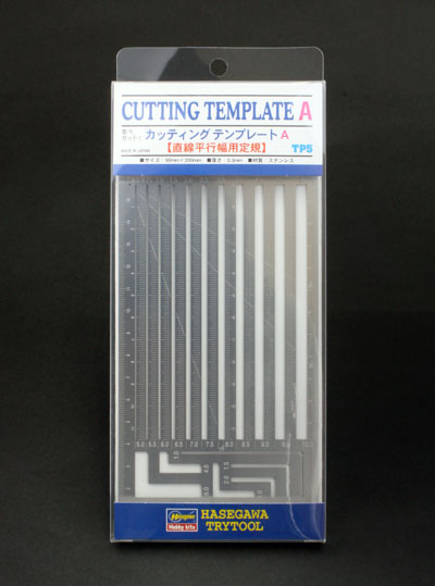 Hasegawa TP05 1:48 Cutting Template A (Straight Parallel Width Ruler)