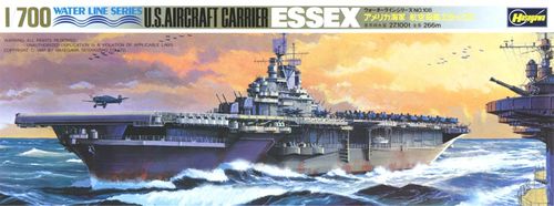 Hasegawa WL707 1:700 USS Essex Aircraft carrier