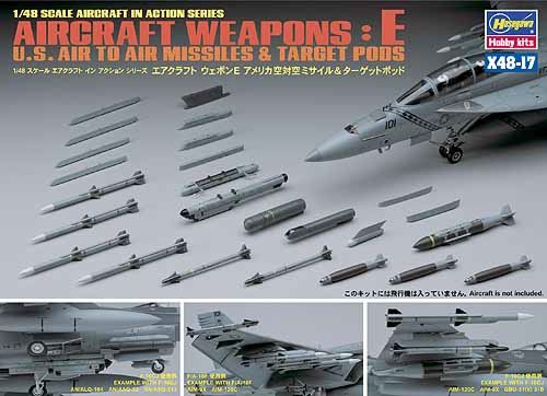 Hasegawa X48-17 1:48 U.S. Aircraft Weapons E