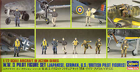 Hasegawa X72-08 1:72 WWII Pilot set