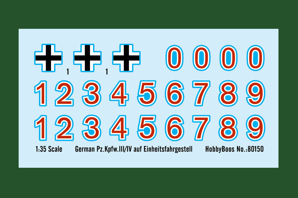 Hobby Boss 80150 1:35 German Pz.Kpfw.III/IV auf Einheitsfahrgestell