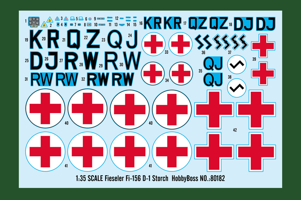 Hobby Boss 80182 1:35 Fieseler Fi-156D-1 'Storch'