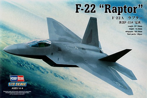 Hobby Boss 80210 1:72 Lockheed-Martin F-22 Raptor