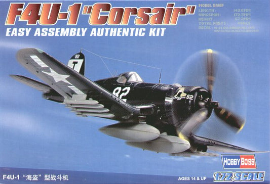 Hobby Boss 80217 1:72 Vought F4U-1 Corsair 'Easy Build'