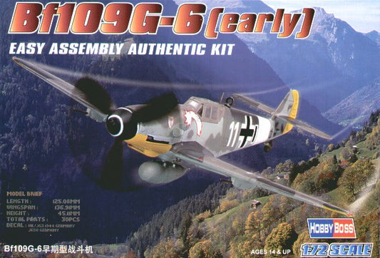 Hobby Boss 80225 1:72 Messerschmitt Bf-109G (Early) 'Easy Build'