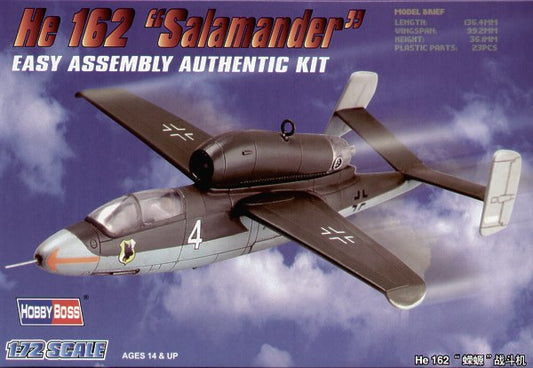 Hobby Boss 80239 1:72 Heinkel He-162A Salamander