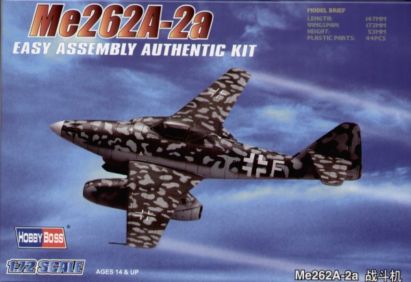 Hobby Boss 80248 1:72 Messerschmitt Me-262A-2a