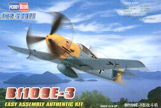 Hobby Boss 80253 1:72 Messerschmitt Bf-109E-3 'Easy Build'