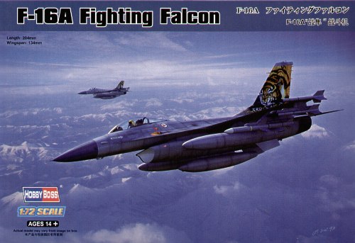 Hobby Boss 80272 1:72 General-Dynamics F-16A Fighting Falcon