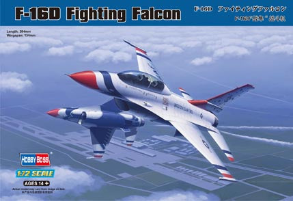 Hobby Boss 80275 1:72 Lockheed-Martin F-16D Fighting Falcon