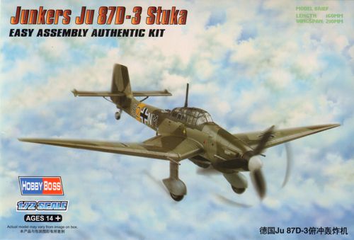 Hobby Boss 80286 1:72 Junkers Ju-87D-3 'Stuka'