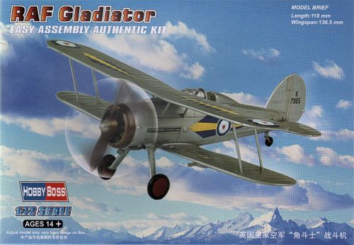 Hobby Boss 80289 1:72 Gloster Gladiator Mk.I