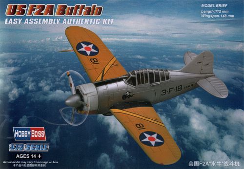 Hobby Boss 80290 1:72 Brewster F2A Buffalo